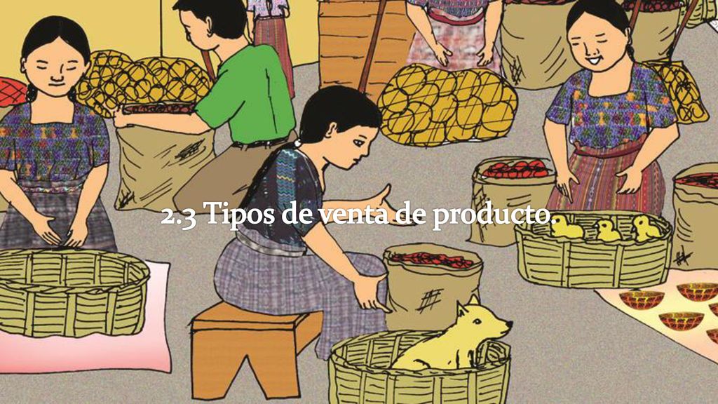 2.3 Tipos de venta de producto.
