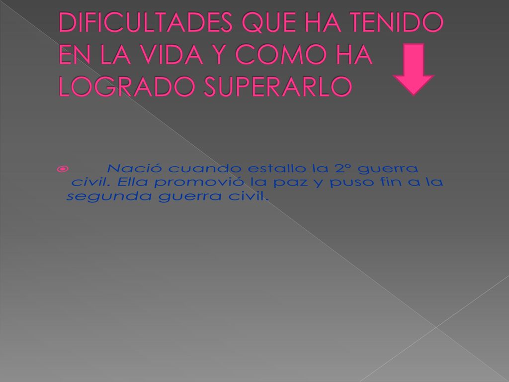 DIFICULTADES QUE HA TENIDO EN LA VIDA Y COMO HA LOGRADO SUPERARLO