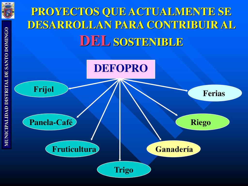 PROYECTOS QUE ACTUALMENTE SE DESARROLLAN PARA CONTRIBUIR AL DEL SOSTENIBLE