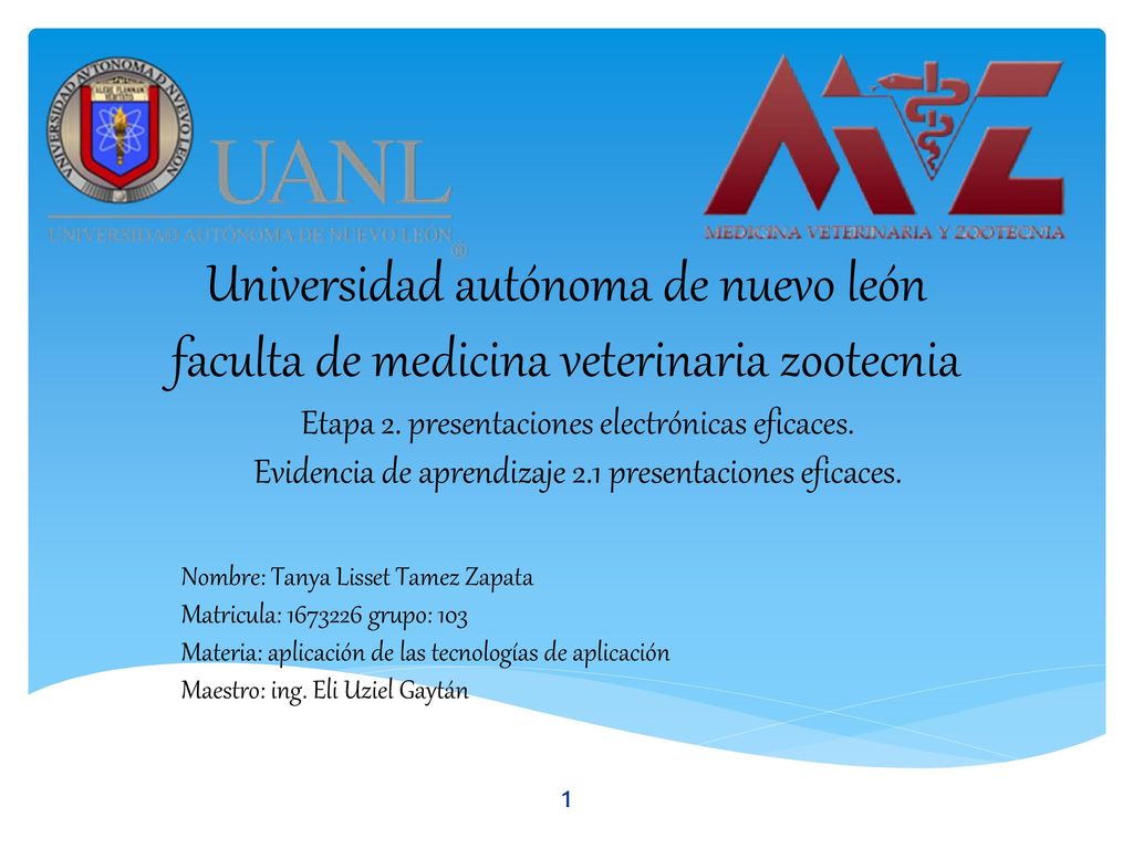 Universidad autónoma de nuevo león faculta de medicina veterinaria zootecnia