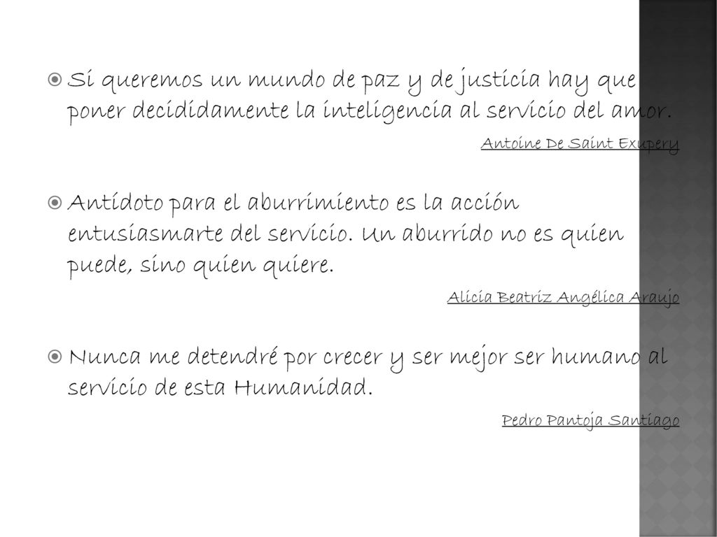 Si queremos un mundo de paz y de justicia hay que poner decididamente la inteligencia al servicio del amor.