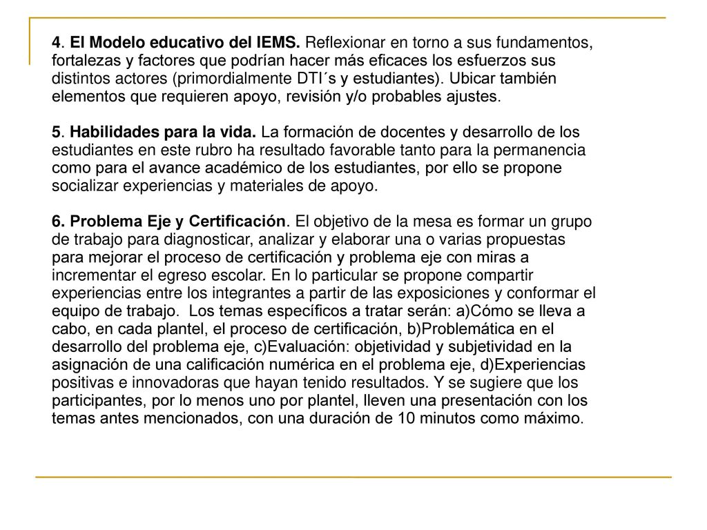 Programa “Estrategias de Tránsito al Modelo Educativo del IEMS” - ppt  descargar