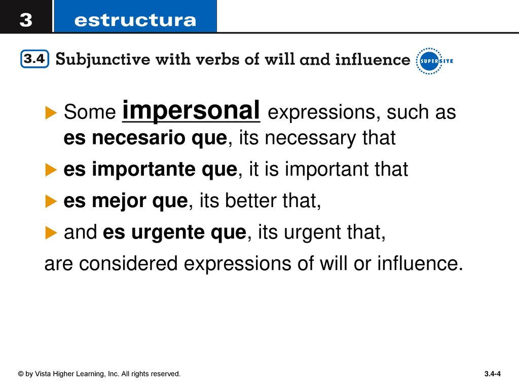 es importante que, it is important that es mejor que, its better that,