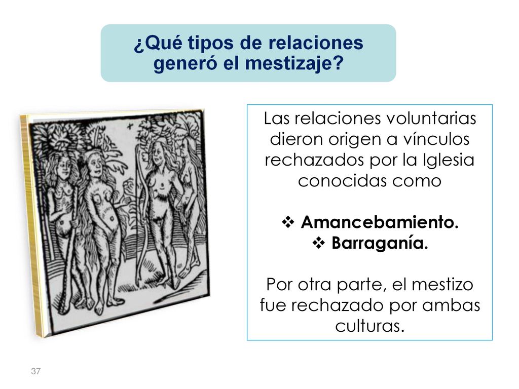 Por otra parte, el mestizo fue rechazado por ambas culturas.