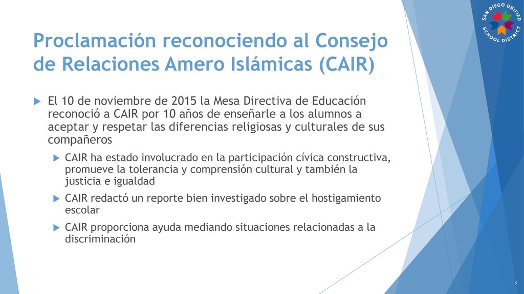 BORRADOR Proclamación reconociendo al Consejo de Relaciones Amero Islámicas (CAIR)