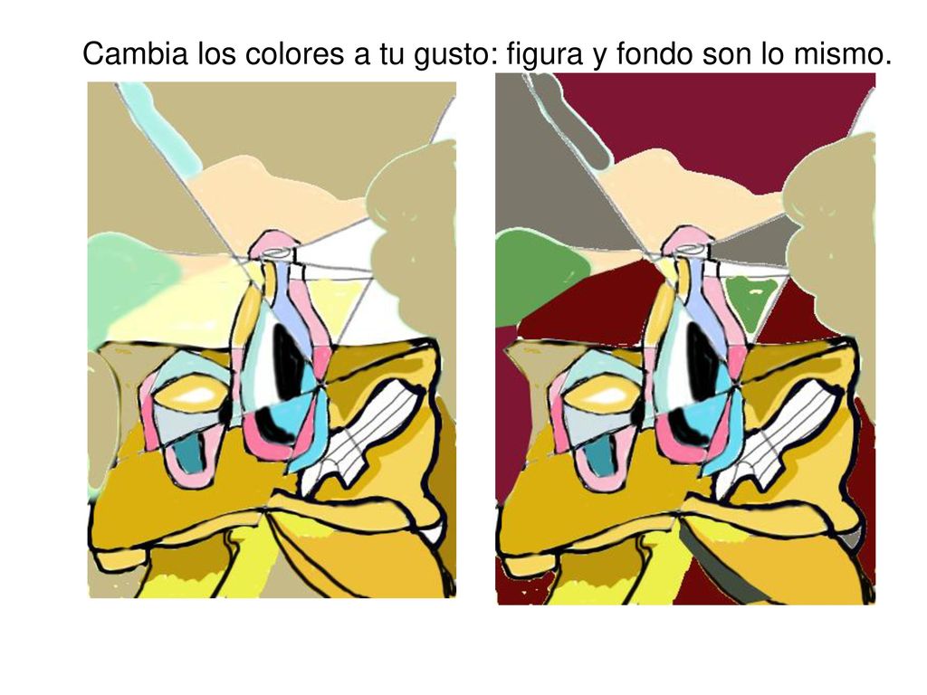 Cambia los colores a tu gusto: figura y fondo son lo mismo.