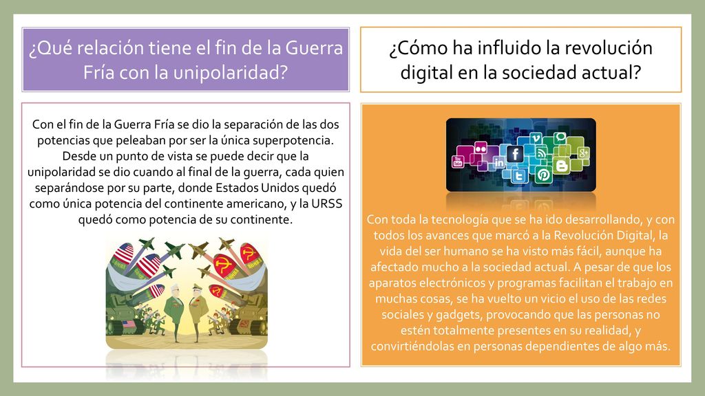 ¿Qué relación tiene el fin de la Guerra Fría con la unipolaridad