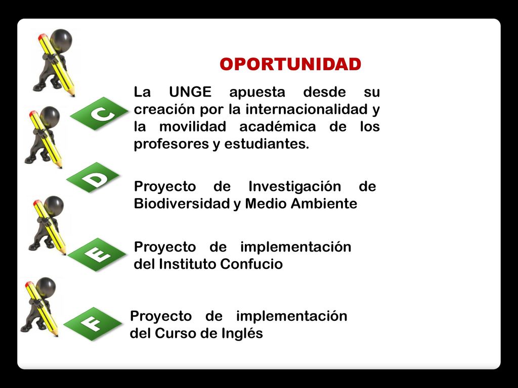 C OPORTUNIDAD. La UNGE apuesta desde su creación por la internacionalidad y la movilidad académica de los profesores y estudiantes.