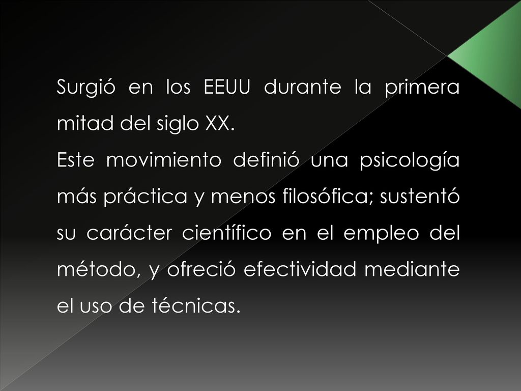 Surgió en los EEUU durante la primera mitad del siglo XX.