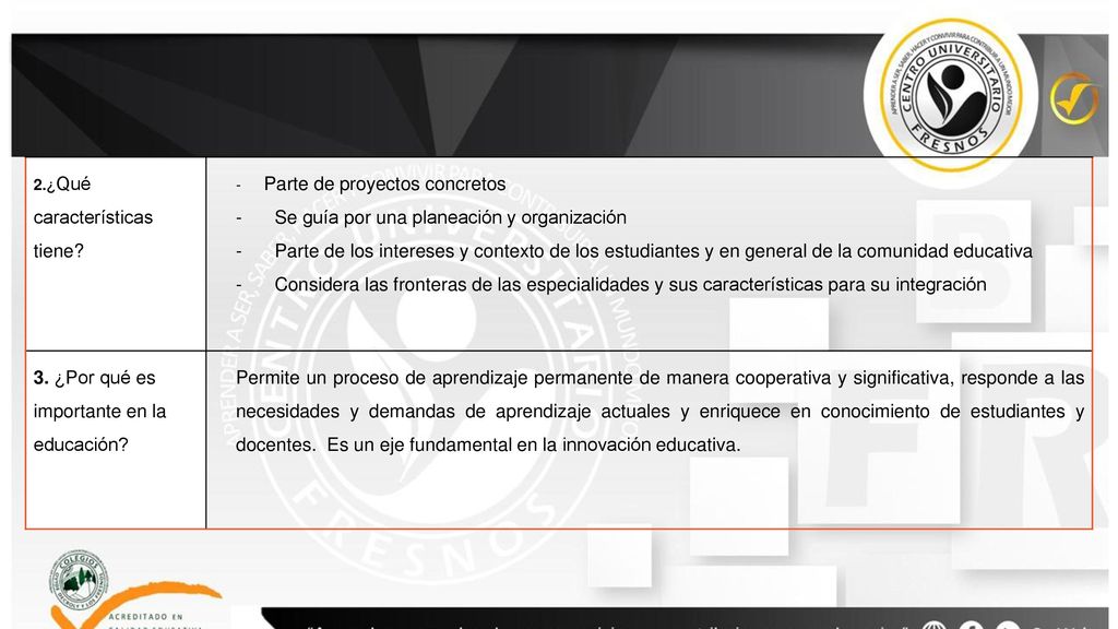 - Se guía por una planeación y organización