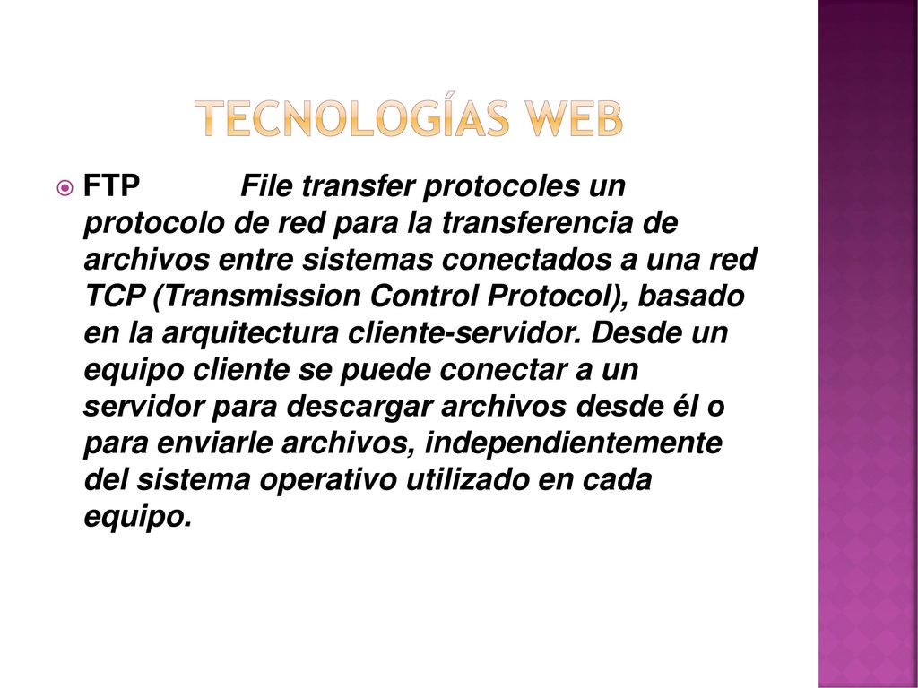 Tecnologías Web