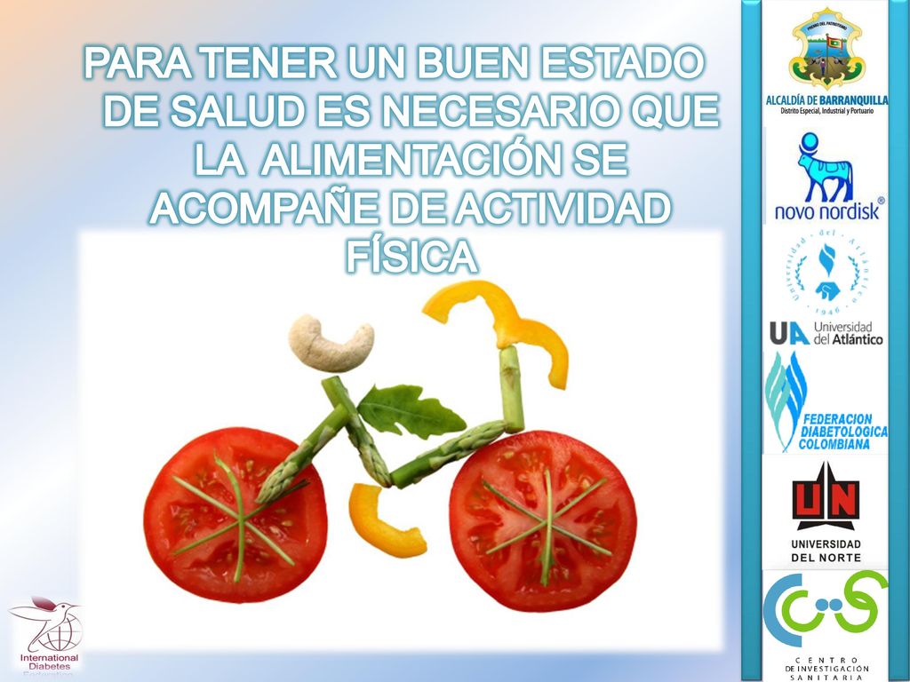 PARA TENER UN BUEN ESTADO DE SALUD ES NECESARIO QUE LA ALIMENTACIÓN SE ACOMPAÑE DE ACTIVIDAD FÍSICA