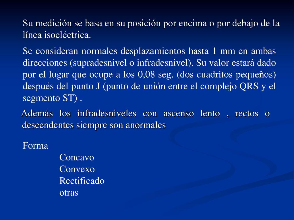 Su medición se basa en su posición por encima o por debajo de la línea isoeléctrica.
