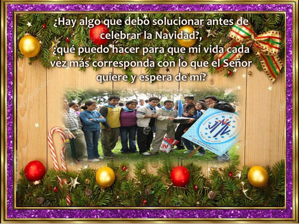 ¿Hay algo que debo solucionar antes de celebrar la Navidad ,