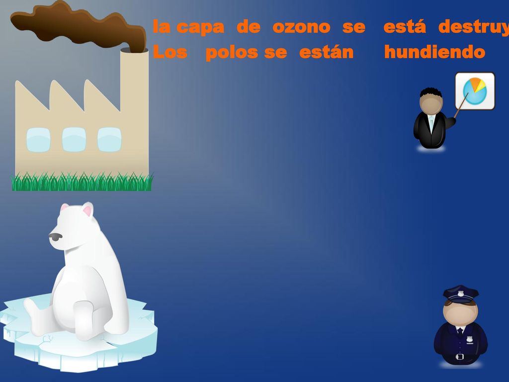 la capa de ozono se está destruyendo gracias a la contaminación humana.
