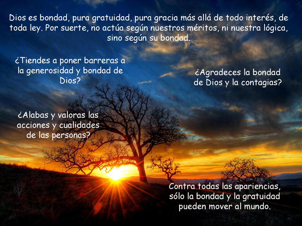 ¿Tiendes a poner barreras a la generosidad y bondad de Dios