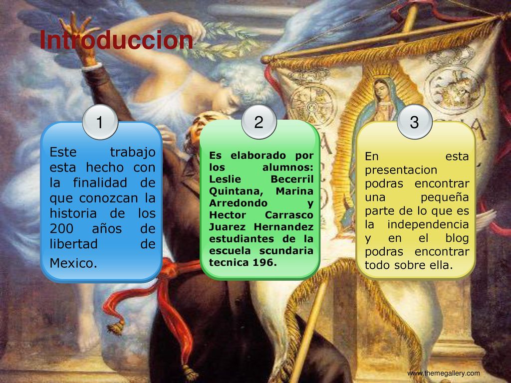 Introduccion 1. Este trabajo esta hecho con la finalidad de que conozcan la historia de los 200 años de libertad de Mexico.