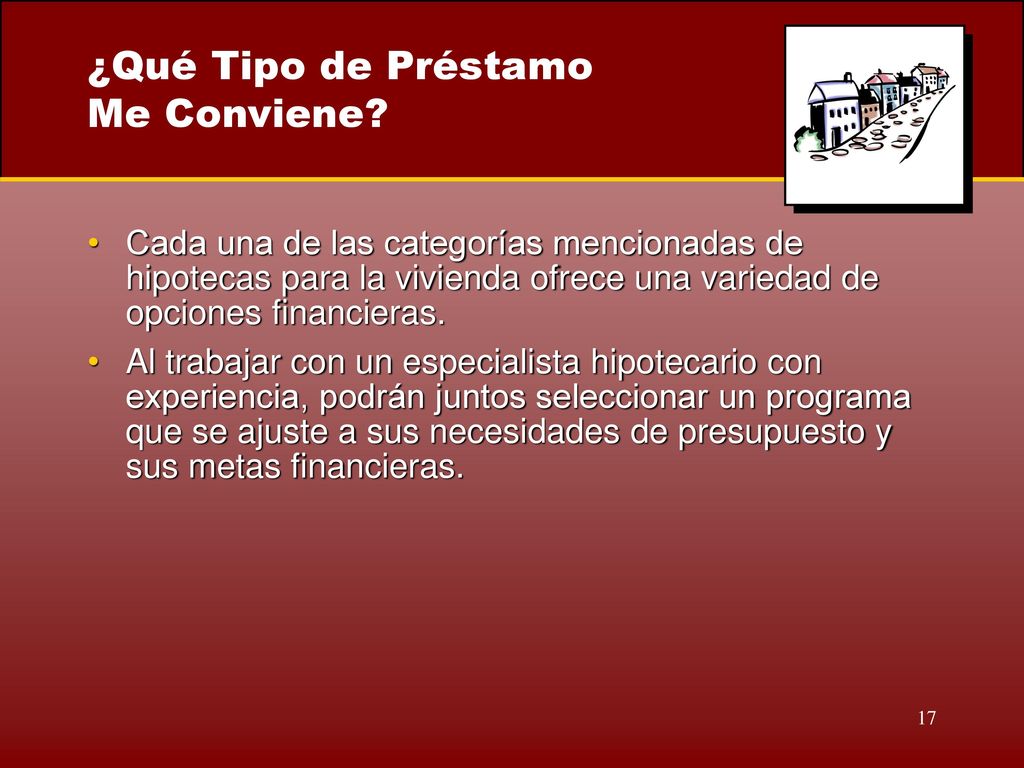 ¿Qué Tipo de Préstamo Me Conviene