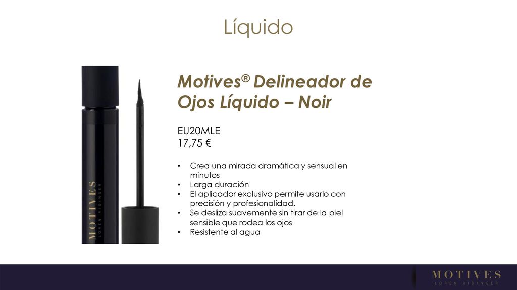 Líquido Motives® Delineador de Ojos Líquido – Noir EU20MLE 17,75 €