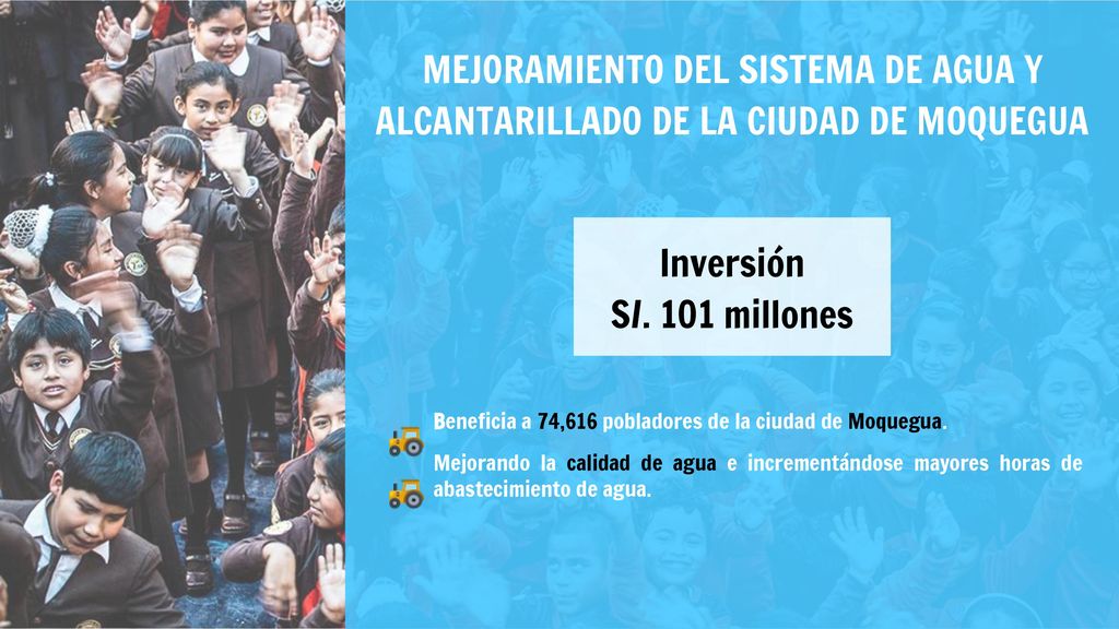 MEJORAMIENTO DEL SISTEMA DE AGUA Y ALCANTARILLADO DE LA CIUDAD DE MOQUEGUA