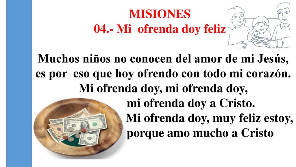 Muchos niños no conocen del amor de mi Jesús,