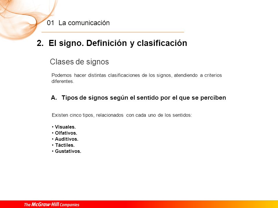 2. El signo. Definición y clasificación