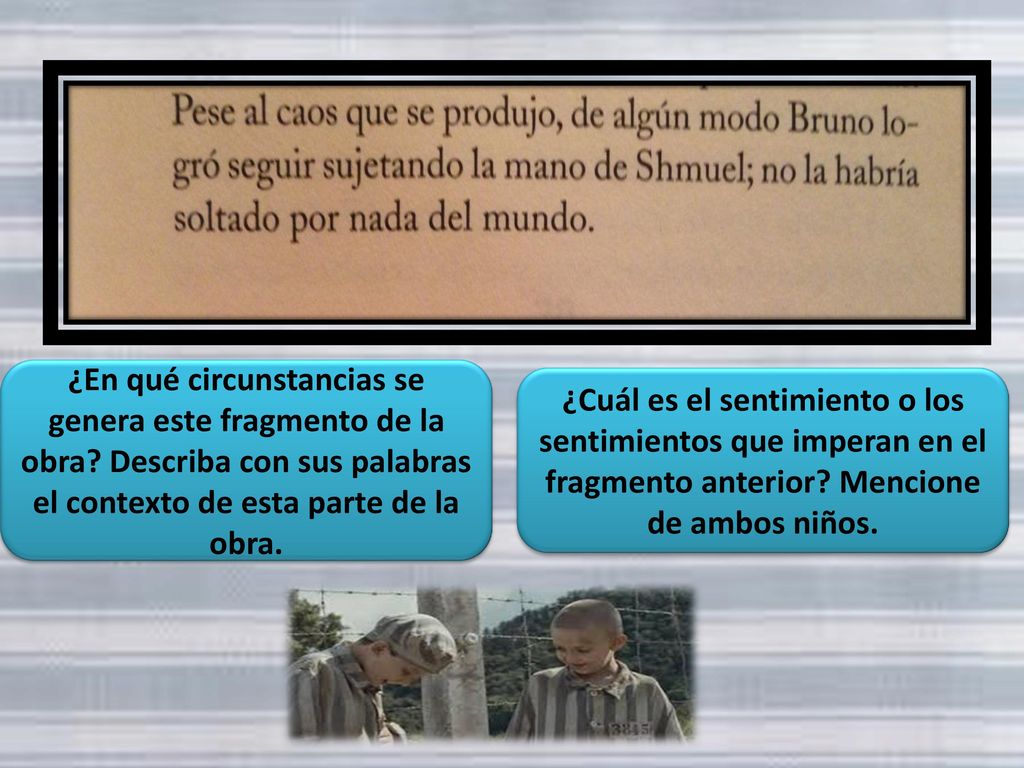 ¿En qué circunstancias se genera este fragmento de la obra