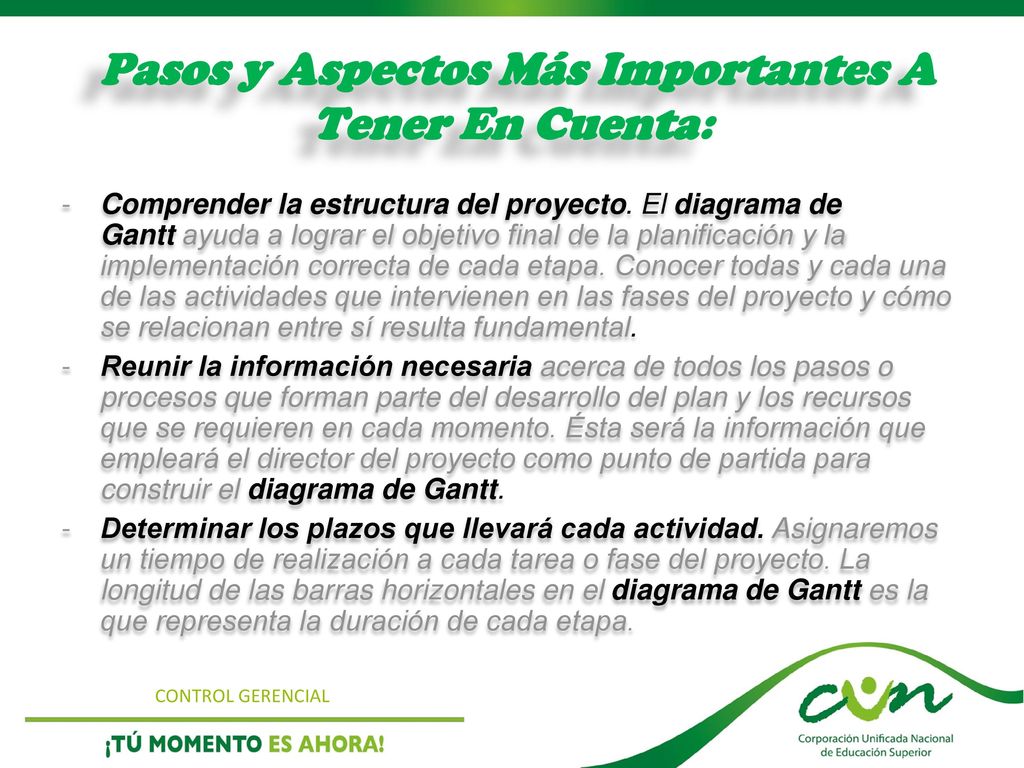 Pasos y Aspectos Más Importantes A Tener En Cuenta: