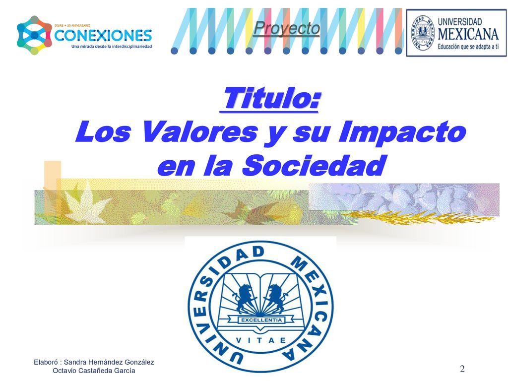 Titulo: Los Valores y su Impacto en la Sociedad