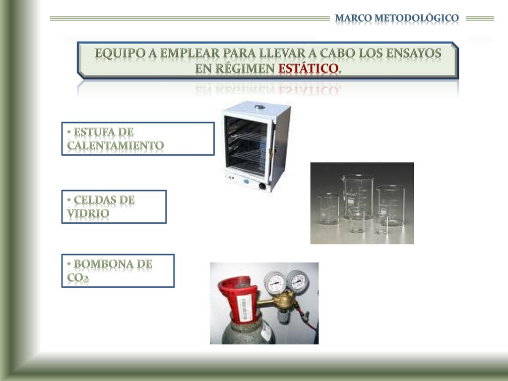 Equipo a emplear para llevar a cabo los ensayos en régimen estático.