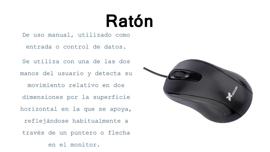 De uso manual, utilizado como entrada o control de datos.