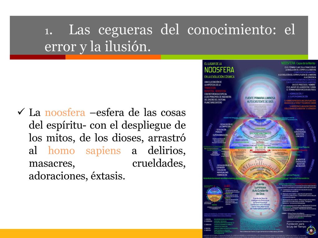 1. Las cegueras del conocimiento: el error y la ilusión.