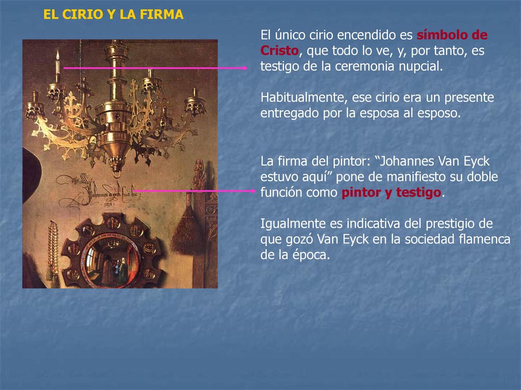 EL CIRIO Y LA FIRMA El único cirio encendido es símbolo de Cristo, que todo lo ve, y, por tanto, es testigo de la ceremonia nupcial.