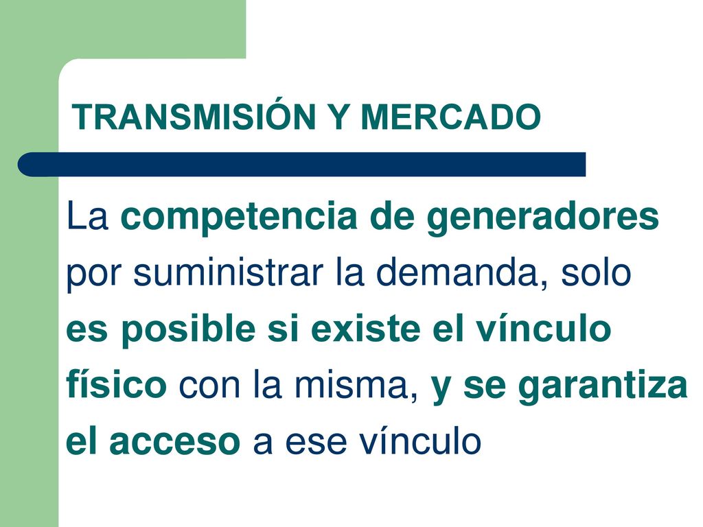 La competencia de generadores por suministrar la demanda, solo