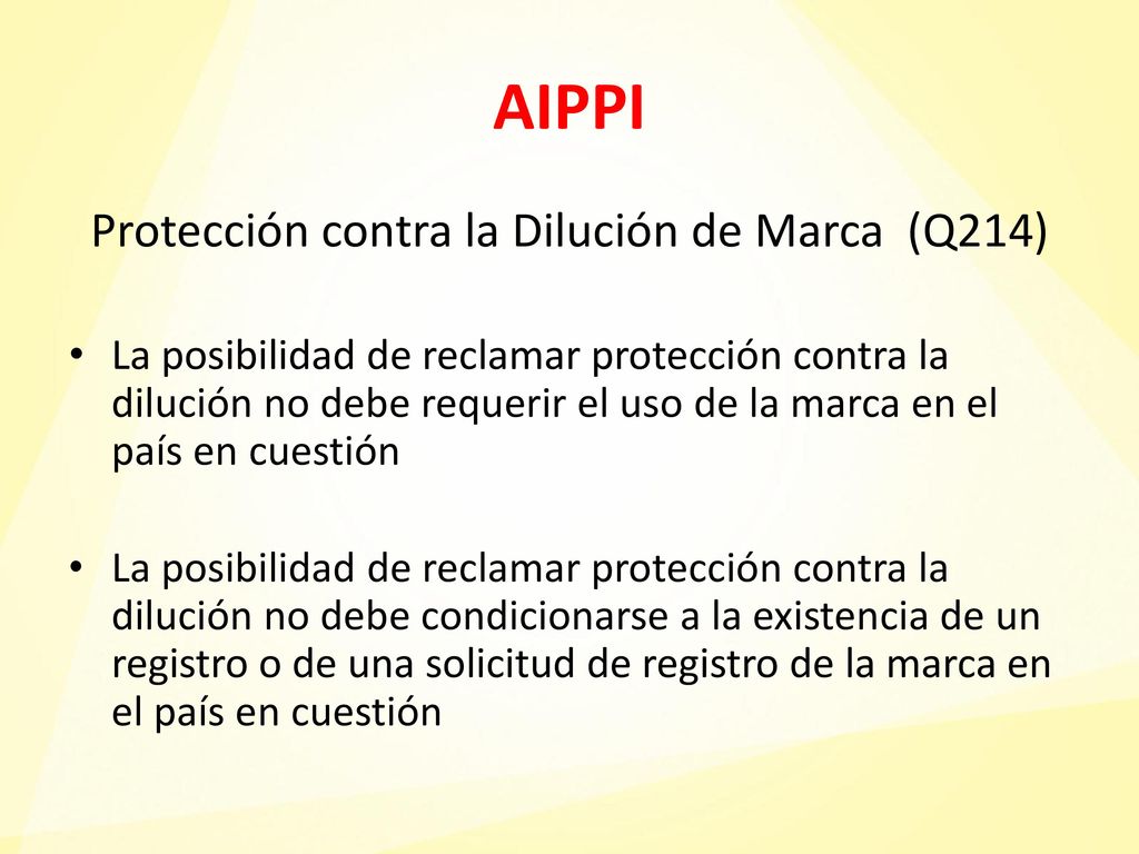 Protección contra la Dilución de Marca (Q214)