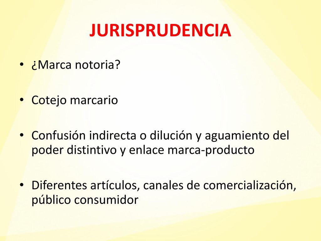 JURISPRUDENCIA ¿Marca notoria Cotejo marcario