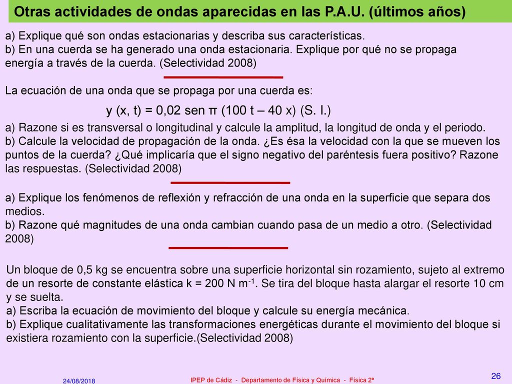 IPEP de Cádiz - Departamento de Física y Química - Física 2º