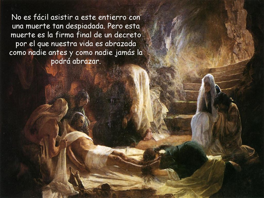 No es fácil asistir a este entierro con una muerte tan despiadada