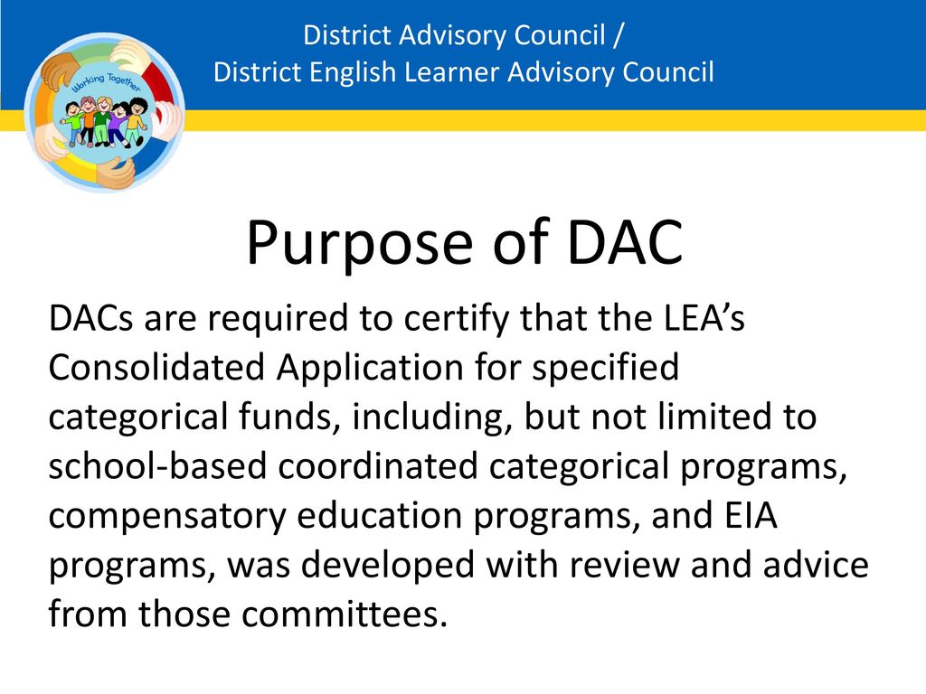 District Advisory Council / District English Learner Advisory Council