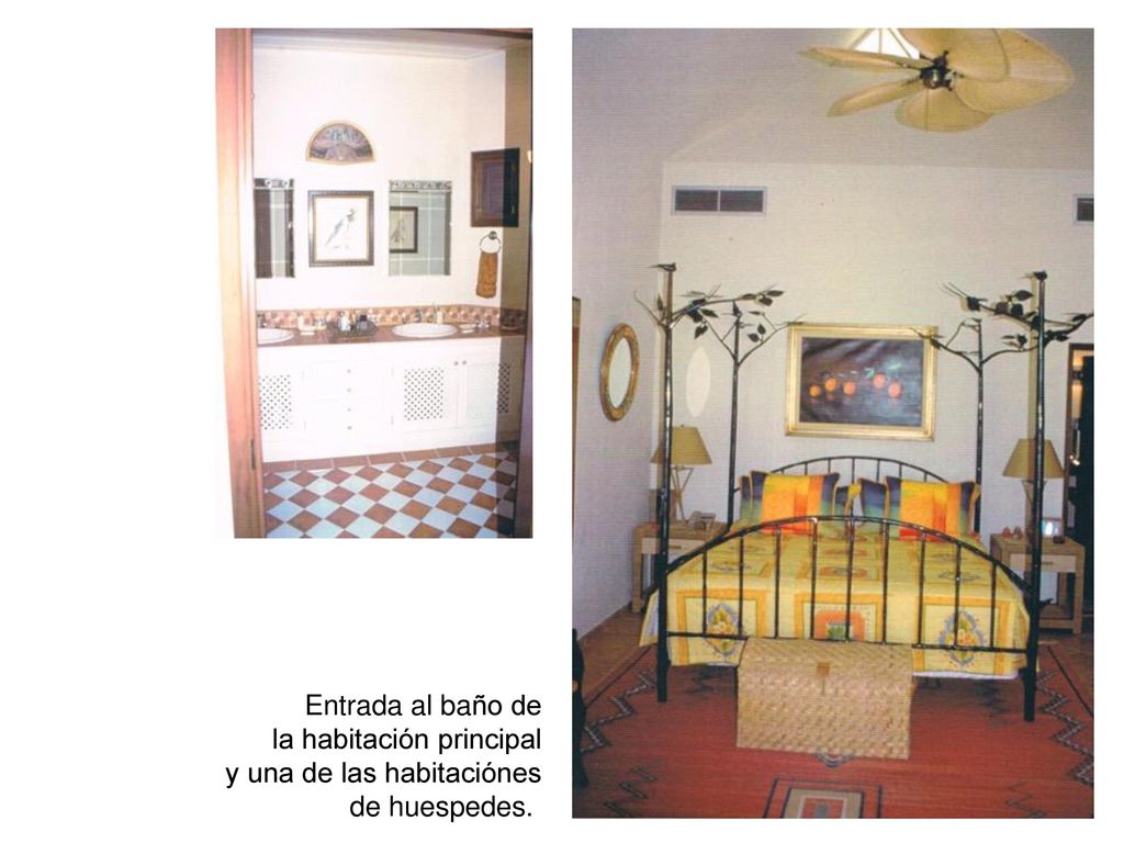 Entrada al baño de la habitación principal y una de las habitaciónes de huespedes.