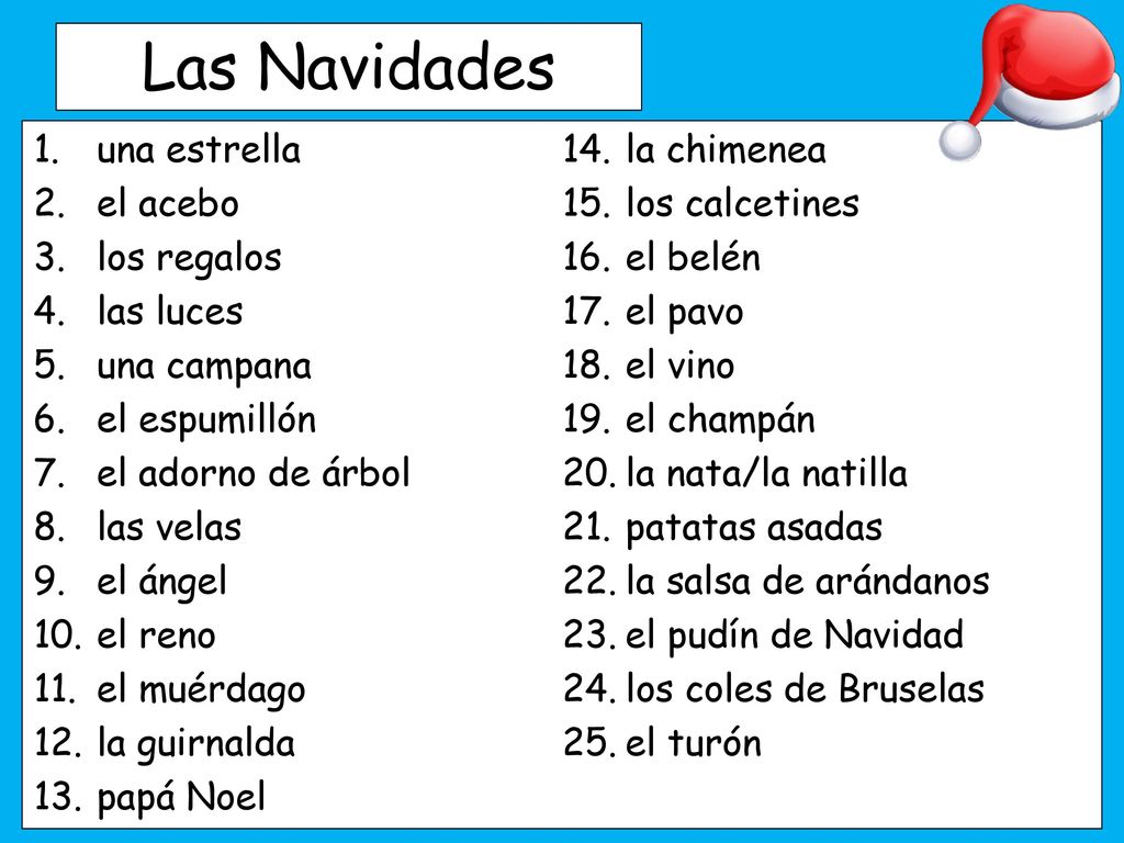 Las Navidades una estrella la chimenea el acebo los calcetines