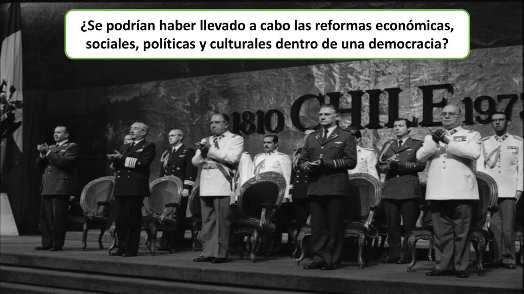 ¿Se podrían haber llevado a cabo las reformas económicas, sociales, políticas y culturales dentro de una democracia