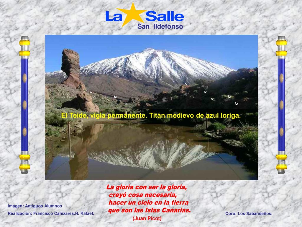 El Teide, vigía permanente. Titán medievo de azul loriga.