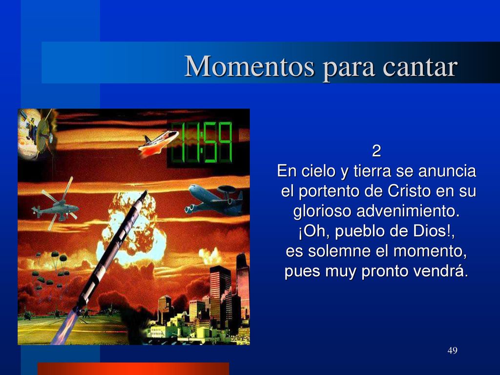 Momentos para cantar 2 En cielo y tierra se anuncia