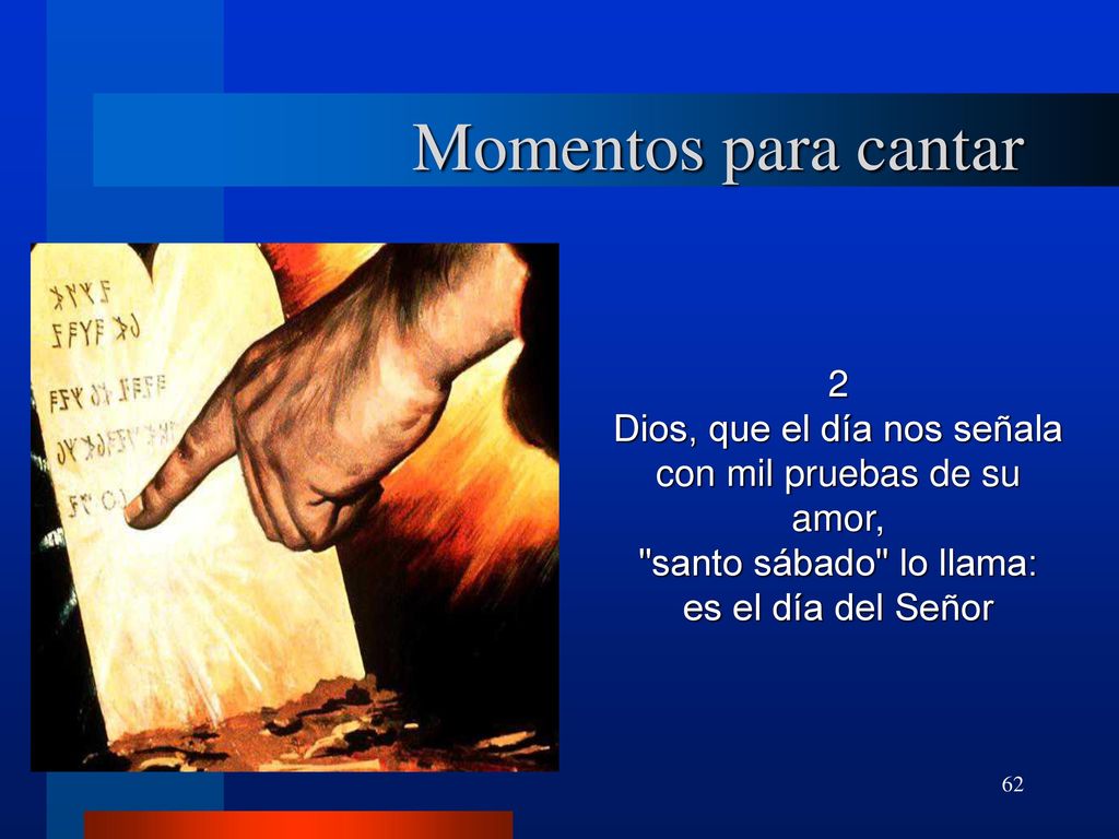 Momentos para cantar 2 Dios, que el día nos señala