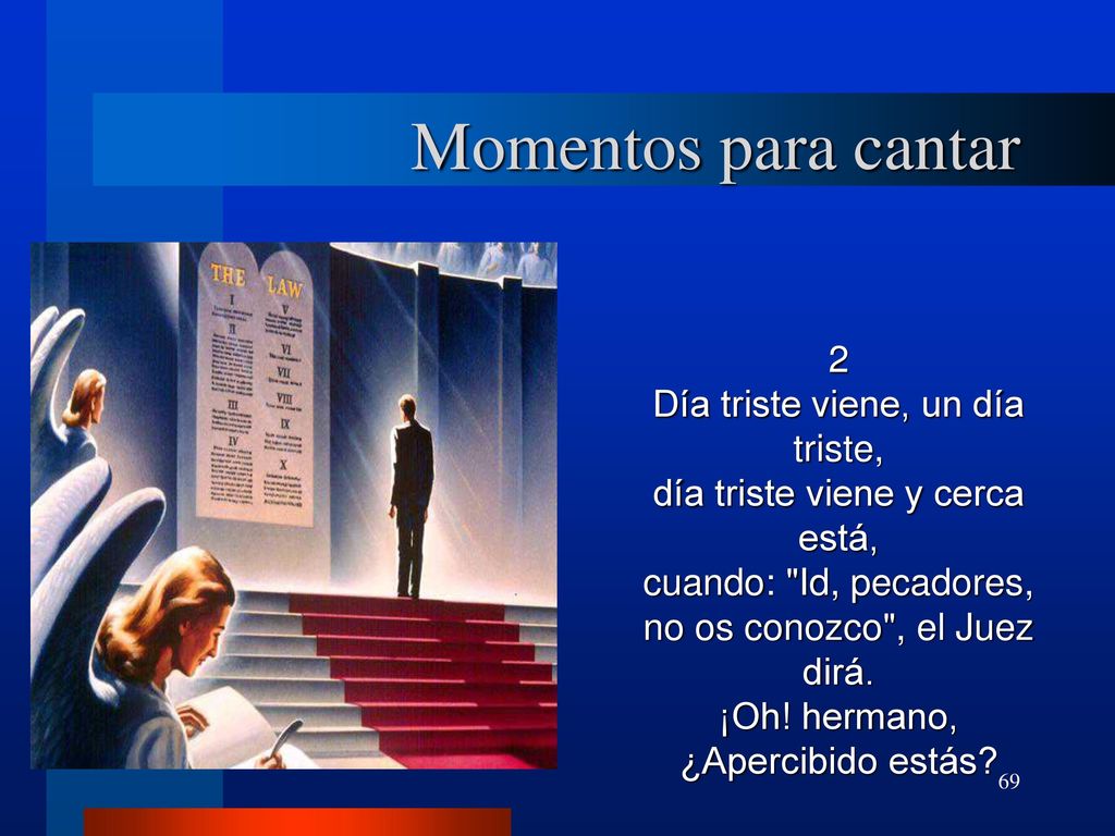 Momentos para cantar 2 Día triste viene, un día triste,