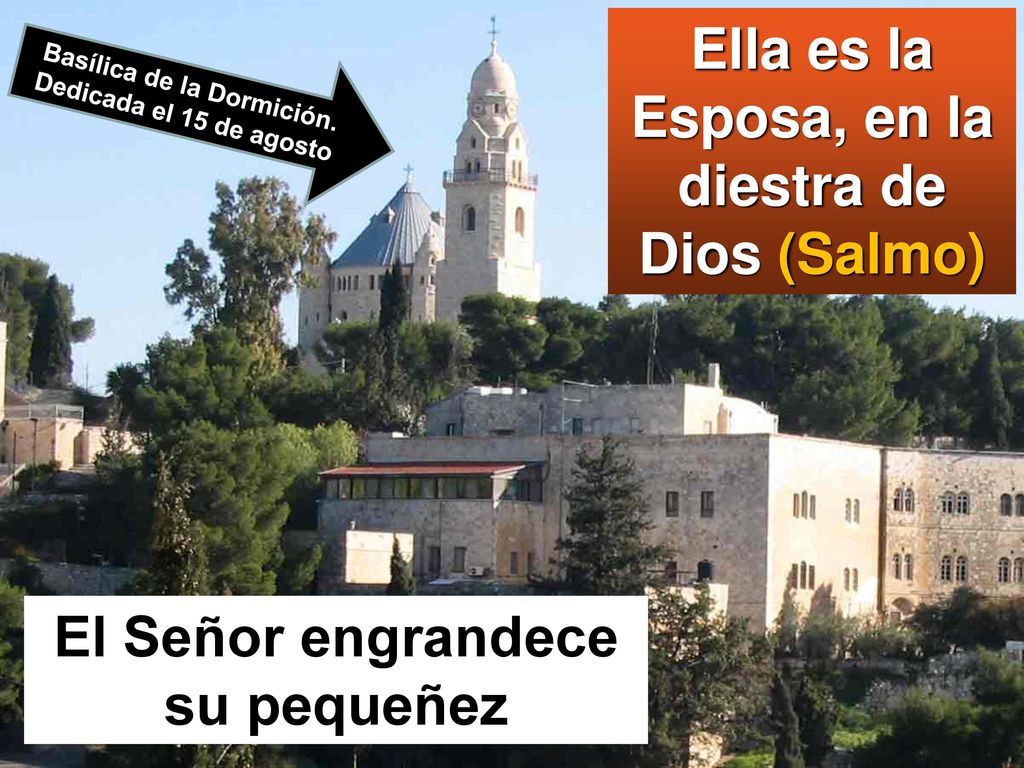 Ella es la Esposa, en la diestra de Dios (Salmo)