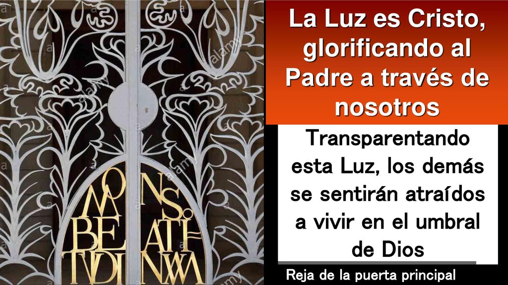 La Luz es Cristo, glorificando al Padre a través de nosotros