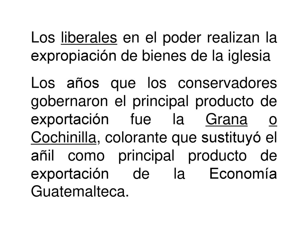 Los liberales en el poder realizan la expropiación de bienes de la iglesia
