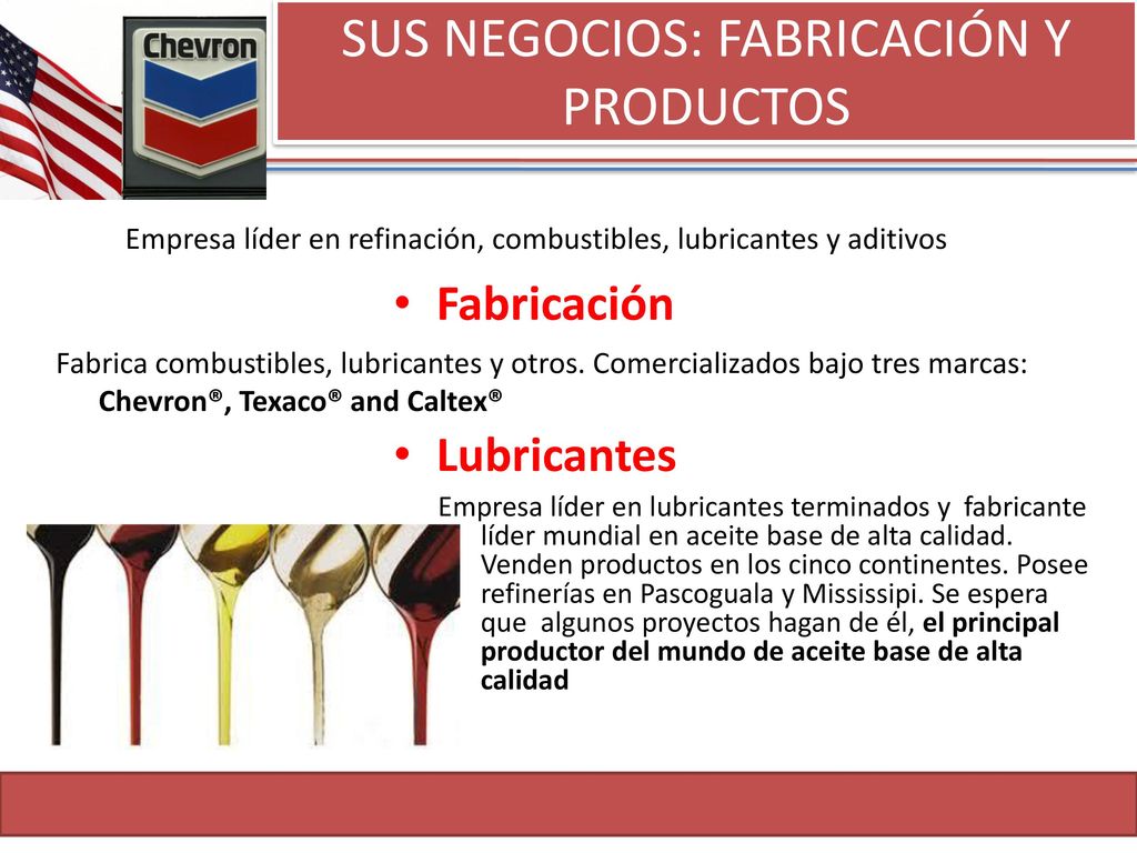 SUS NEGOCIOS: FABRICACIÓN Y PRODUCTOS
